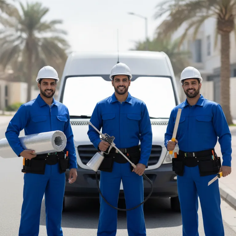 عزل حراري فريق في الخليج التجاري
